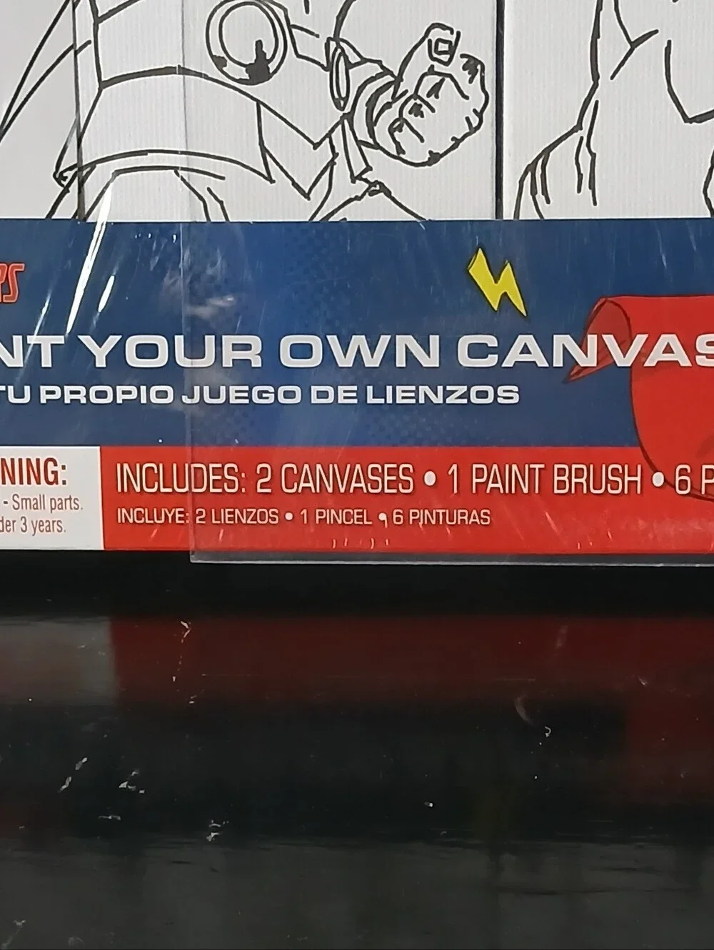 Marvel Avengers Paint Your Own Canvas Set - Thor & Hulk